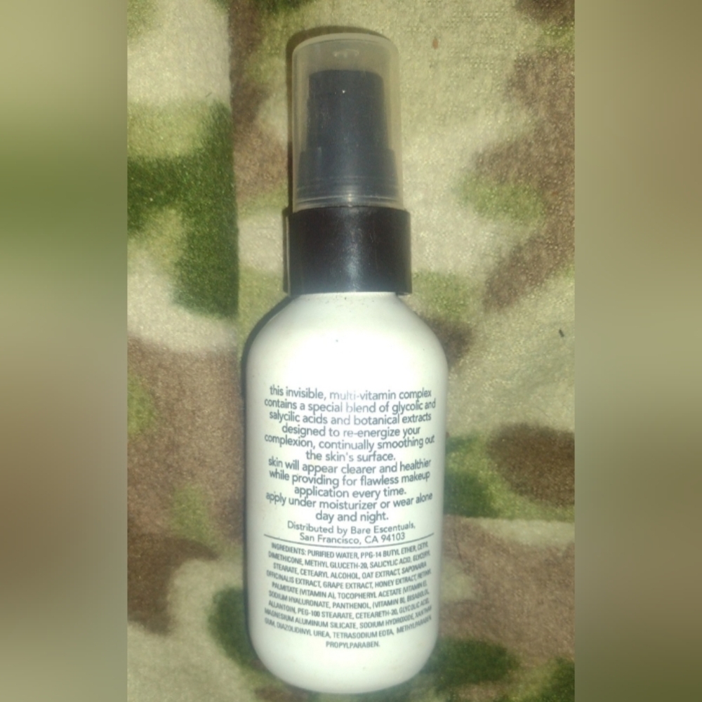 BareMinerals BareVitamins Face Skin Rev-er Upper 2.3 oz Spray Bare Minerals NEW - Picture 4 of 5